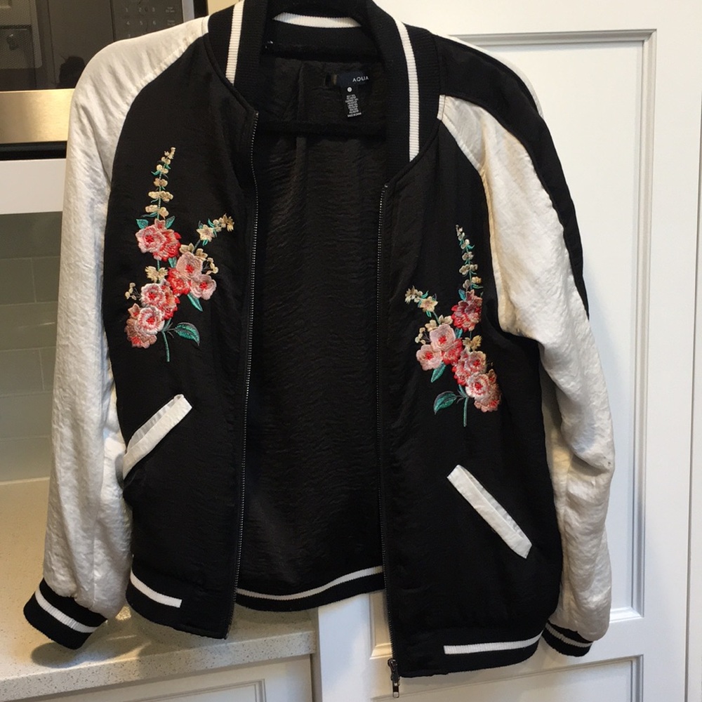 Brand new aqua bomber jacket